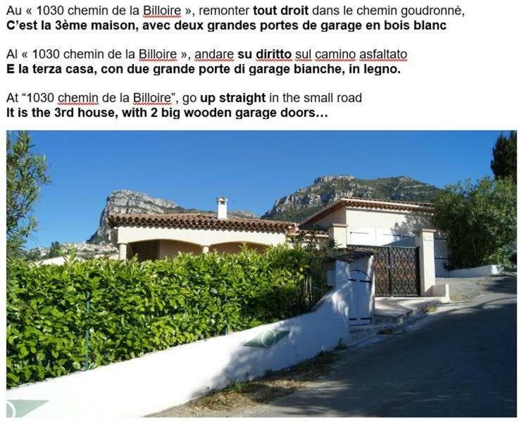 Bed & Breakfast Les Lillas Saint-Jeannet  Exteriör bild